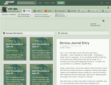 Tablet Screenshot of noir-des.deviantart.com
