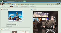 Desktop Screenshot of billie-bonce.deviantart.com