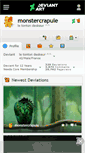 Mobile Screenshot of monstercrapule.deviantart.com