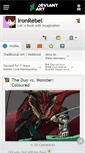Mobile Screenshot of ironrebel.deviantart.com