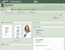 Tablet Screenshot of bratzfan456.deviantart.com