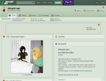 Tablet Screenshot of minami-san.deviantart.com