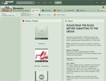 Tablet Screenshot of elsword.deviantart.com