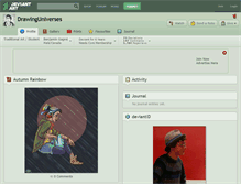 Tablet Screenshot of drawinguniverses.deviantart.com