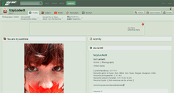 Desktop Screenshot of izzylockett.deviantart.com