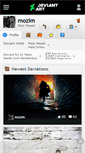 Mobile Screenshot of mozim.deviantart.com