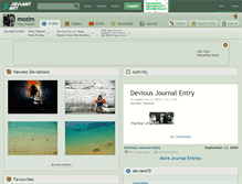 Tablet Screenshot of mozim.deviantart.com