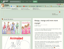 Tablet Screenshot of kibate.deviantart.com