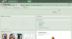 Desktop Screenshot of lady-jonia.deviantart.com