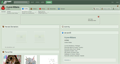 Desktop Screenshot of i-love-kittens.deviantart.com