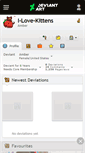 Mobile Screenshot of i-love-kittens.deviantart.com