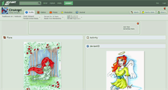 Desktop Screenshot of cinsangel.deviantart.com