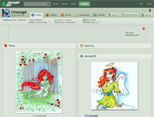 Tablet Screenshot of cinsangel.deviantart.com