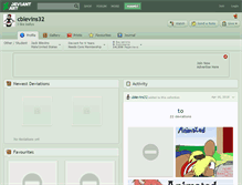 Tablet Screenshot of cblevins32.deviantart.com