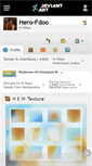 Mobile Screenshot of hero-fdoo.deviantart.com