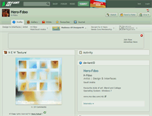 Tablet Screenshot of hero-fdoo.deviantart.com