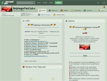 Tablet Screenshot of belphegorfanclub.deviantart.com