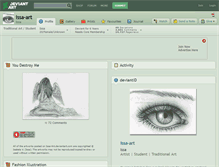 Tablet Screenshot of issa-art.deviantart.com