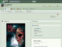 Tablet Screenshot of cre-art-ive.deviantart.com