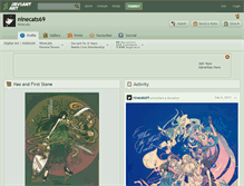 Tablet Screenshot of ninecats69.deviantart.com
