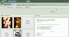 Desktop Screenshot of ladylestat88.deviantart.com