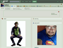 Tablet Screenshot of lednov.deviantart.com