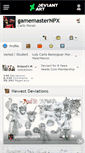Mobile Screenshot of gamemasternpx.deviantart.com