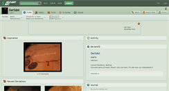 Desktop Screenshot of dersdot.deviantart.com