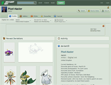 Tablet Screenshot of pixel-master.deviantart.com