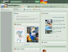 Tablet Screenshot of heartshippers.deviantart.com