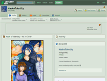 Tablet Screenshot of maskofidentity.deviantart.com