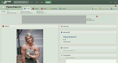 Desktop Screenshot of flame-drake101.deviantart.com