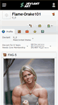 Mobile Screenshot of flame-drake101.deviantart.com