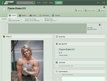 Tablet Screenshot of flame-drake101.deviantart.com
