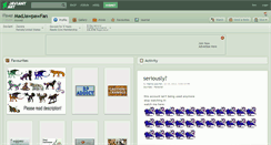 Desktop Screenshot of madjawpawfan.deviantart.com