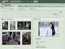 Tablet Screenshot of liaselina.deviantart.com