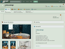 Tablet Screenshot of outboxdesign.deviantart.com