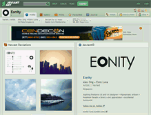 Tablet Screenshot of eonity.deviantart.com