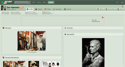 Desktop Screenshot of doc-hammer.deviantart.com