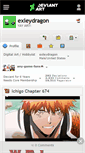 Mobile Screenshot of exleydragon.deviantart.com