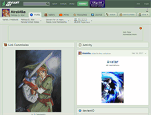 Tablet Screenshot of miraimika.deviantart.com