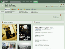 Tablet Screenshot of noah-nosferatu.deviantart.com