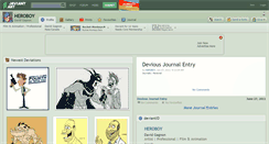 Desktop Screenshot of heroboy.deviantart.com
