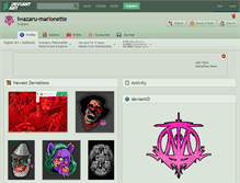 Tablet Screenshot of iwazaru-marionette.deviantart.com