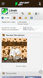 Mobile Screenshot of limeh.deviantart.com
