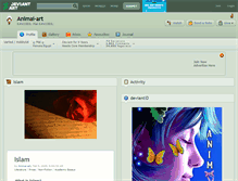 Tablet Screenshot of animai-art.deviantart.com