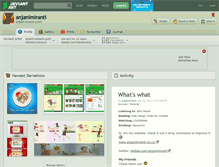 Tablet Screenshot of anjanimiranti.deviantart.com