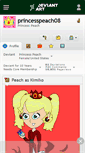 Mobile Screenshot of princesspeach08.deviantart.com