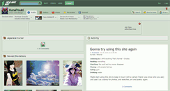 Desktop Screenshot of kunaiyouki.deviantart.com
