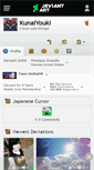 Mobile Screenshot of kunaiyouki.deviantart.com